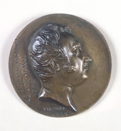 Medallion portrait of Gioacchino Rossini (1792-1868) 1829 by Pierre Jean David d